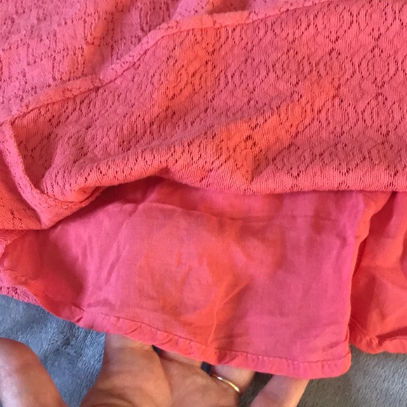 Free People Dress Daisy Pink Crochet Lace Skater size 2 - Picture 10 of 16